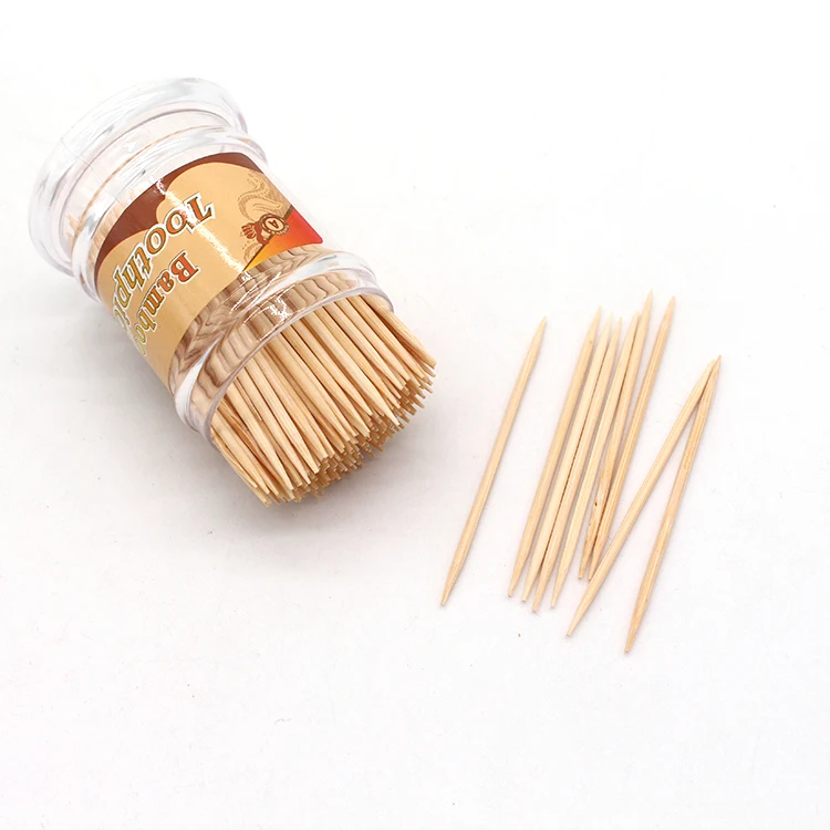 2.6 Inch Length Individually Wrapped Wooden Toothpicks Home Wood Toothpick Premium Quality 1000pcs
