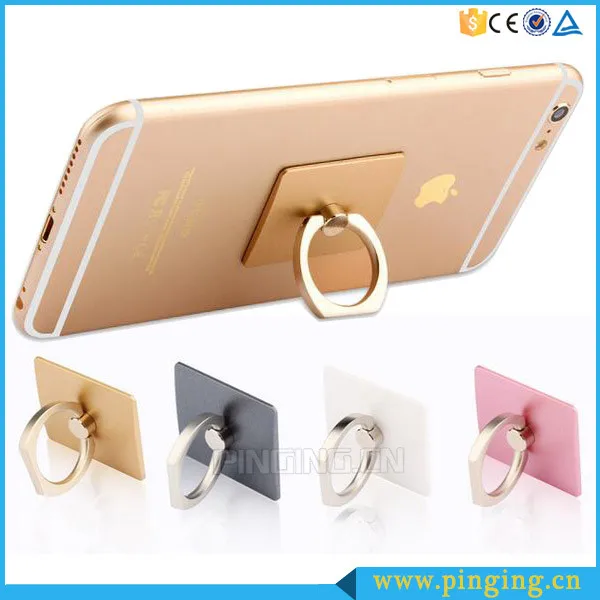 New Promotion Metal KickStand Hand Mobile Phone Holder, 360 Degree Rotation Ring Buckles Cell Phone Holder