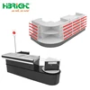 retail convenience store cash table furniture dimension design grocery cashier checkout counter for shop