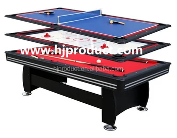 Best Selling 3 In 1 Multi Game Table Mdf Playfield Air Hockey