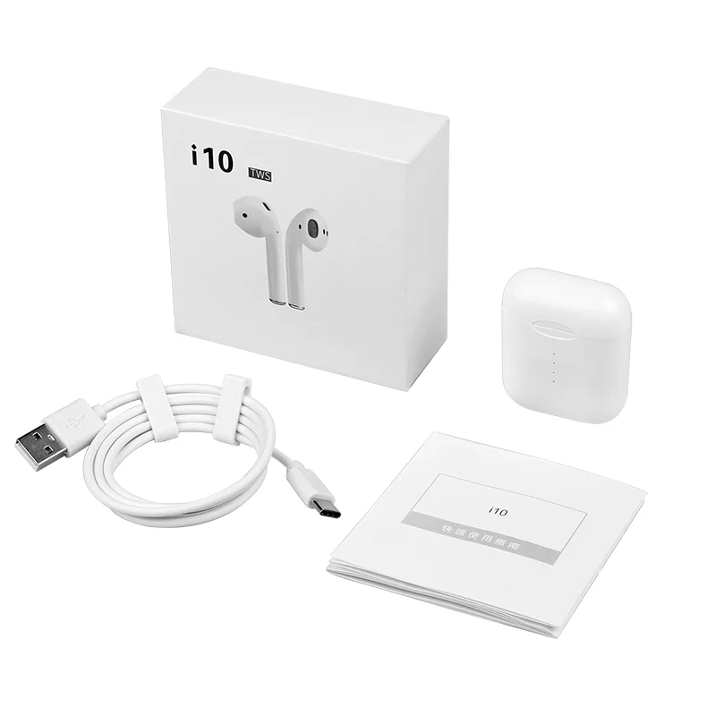 

Bluetooth high quality v5.0 wireless earphones TWS earbuds TWS i10