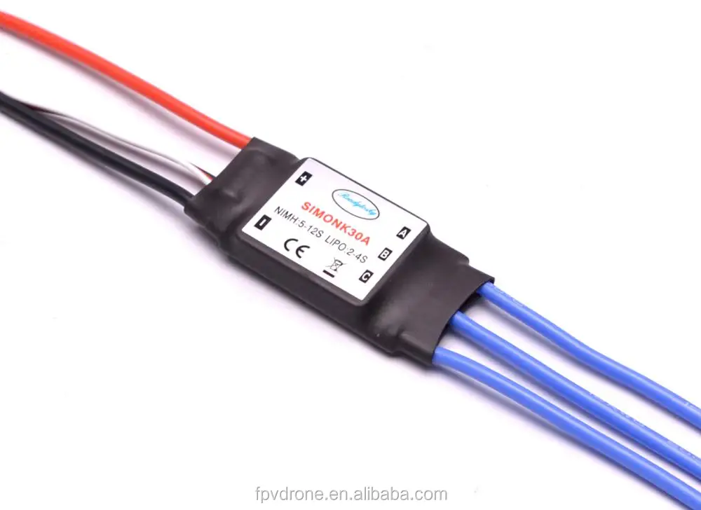 SimonK 30A ESC Brushless Speed Controller 2-4S for RC Model Fpv Drone F450 F550