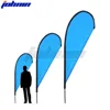 Custom Made Printed Big High Quality Spike Beach Feather Flag