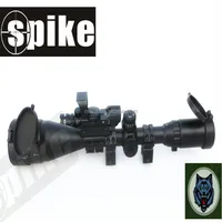 

Spike 6-24x50AOL Tactical Hunting Riflescope with Red Dot Reflex Sight and Green Laser Sight for Rifle