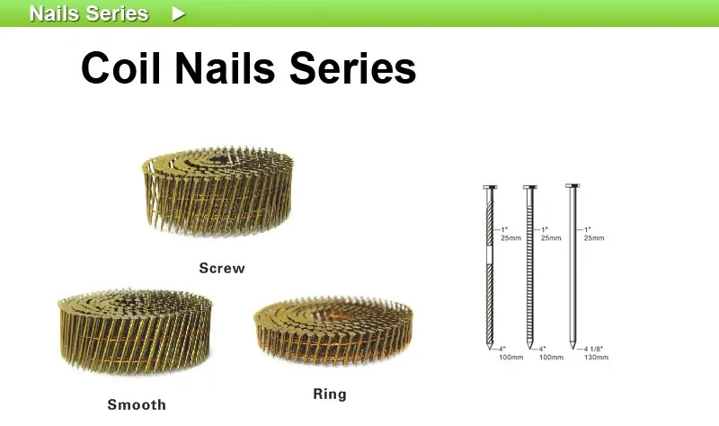 wire coil nails
