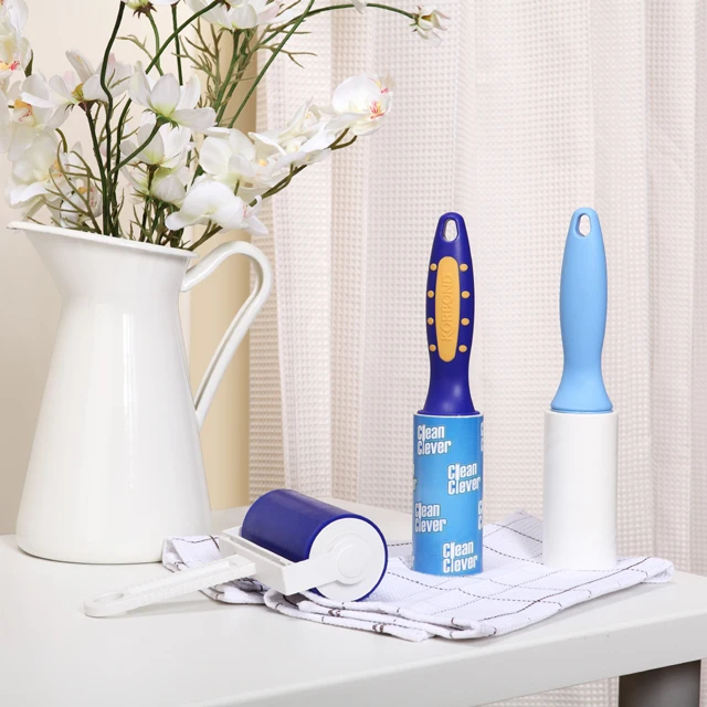 
Sticky Paper Lint Roller Remover with Cover for Clothes Cat Pet Hair 