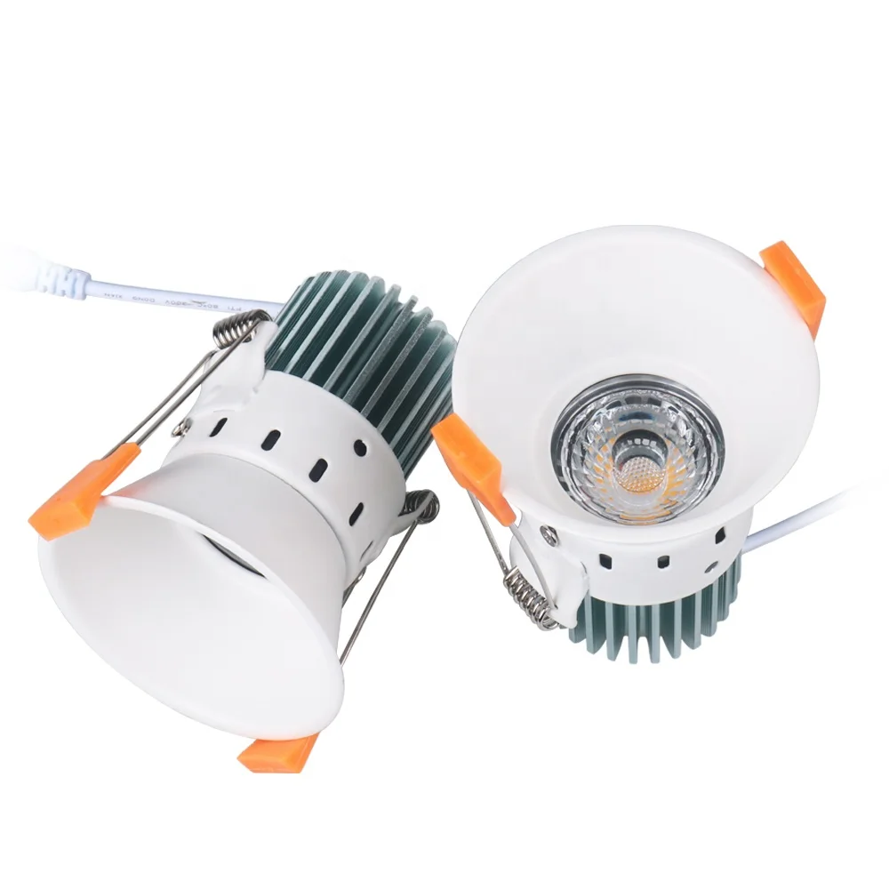 New Hot Recessed Round Wall Up Dimmable Modern Led Downlights For Housing Indoor Kitchen Hotel Down Lights