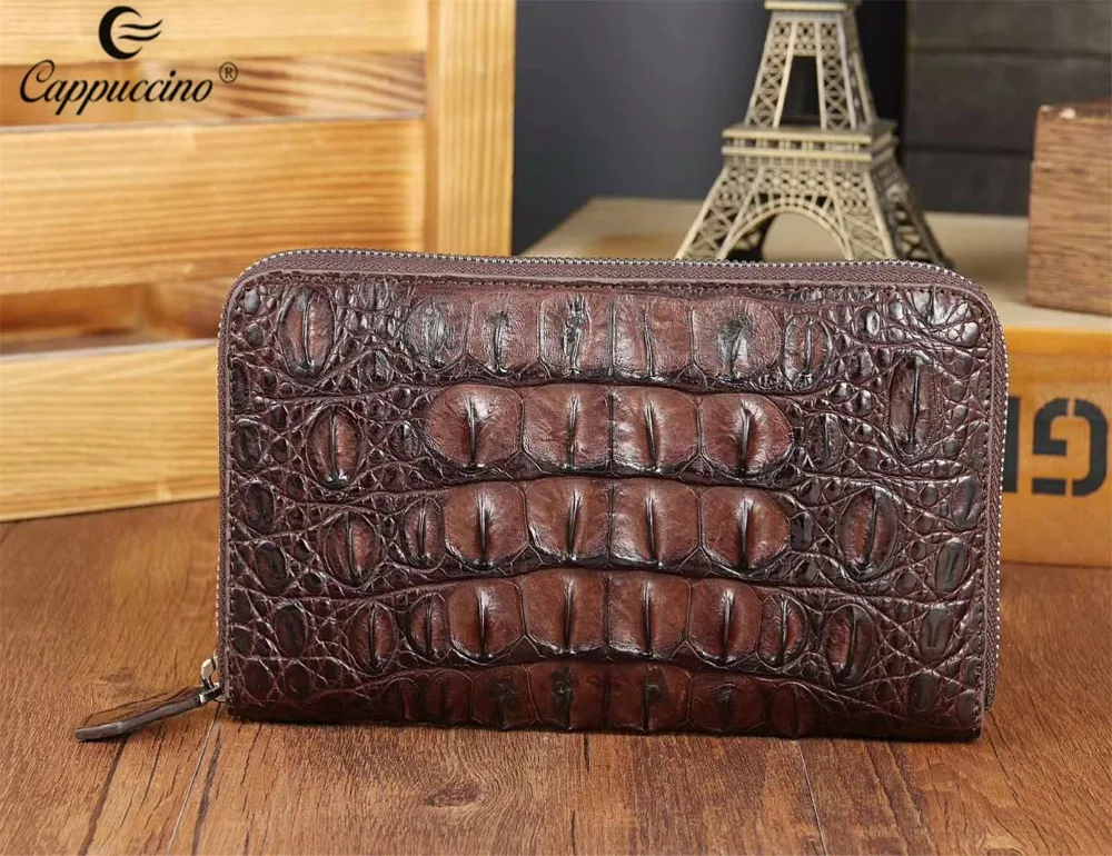 

New Arrival Exotic Genuine Crocodile Leather Card Holders Luxury Men Wallets, More color