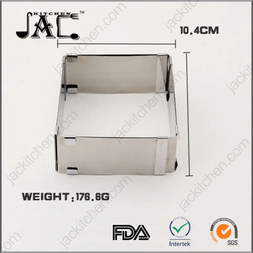 Hot Selling 2017 Amazon Stainless Steel Cake Decoration Mold
