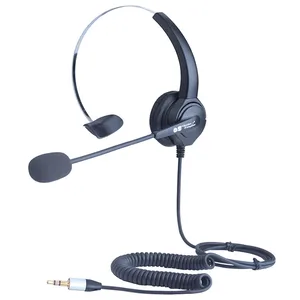 Single Ear Headset Computer Calls