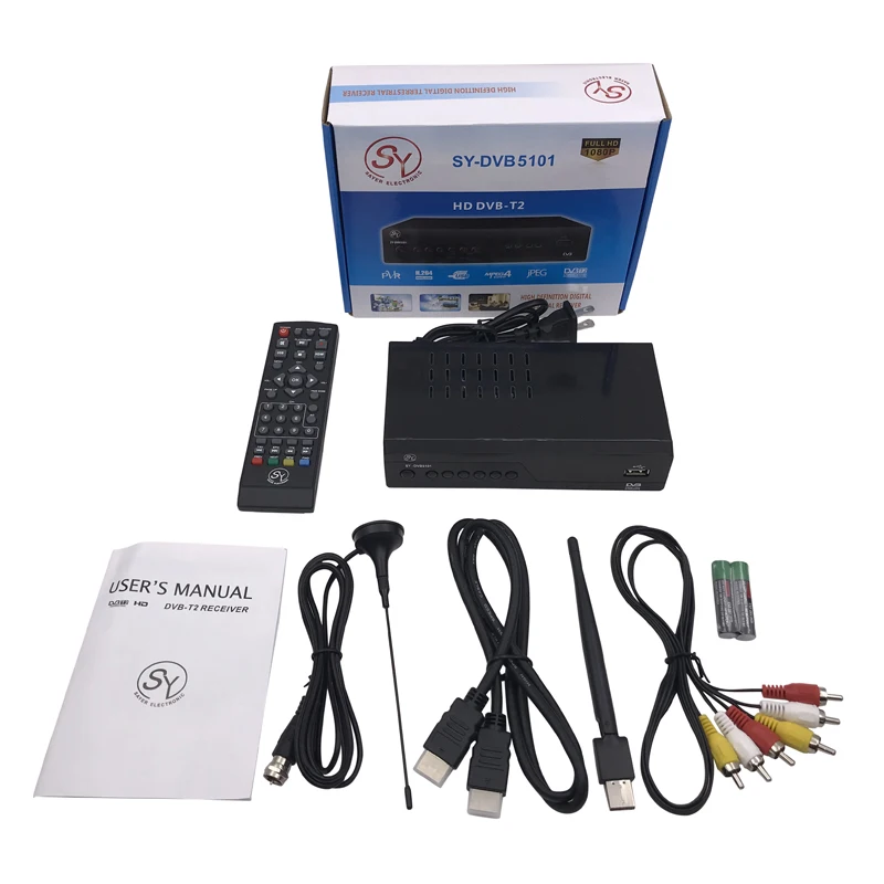 Digital tv receiver dVb t2 SY-DVB5101 MSTAR-MSD7T01 Rafael R836 tuner ...