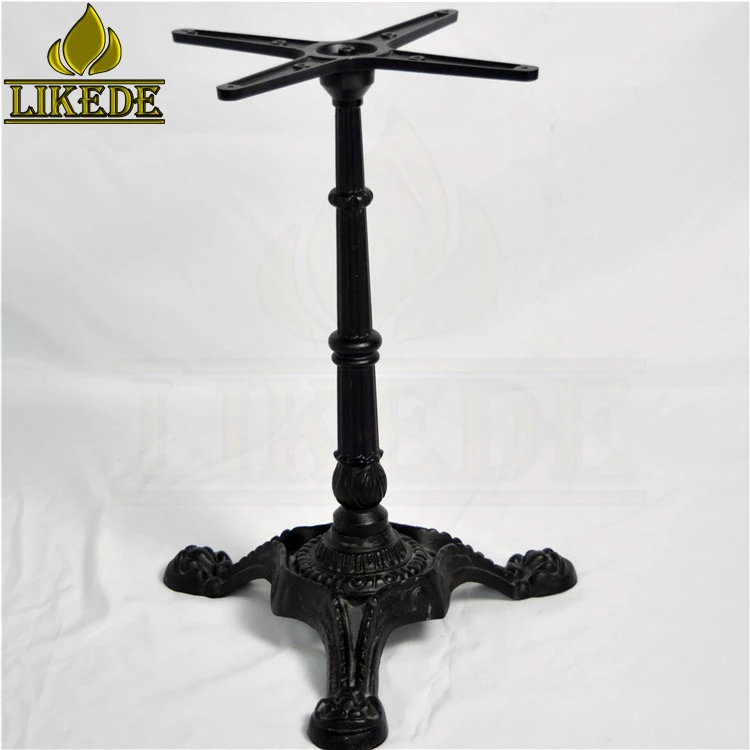 Classical Western-Style Dining and Coffee Table Legs 3 Feet Cast Iron Decorative Metal Furniture Legs
