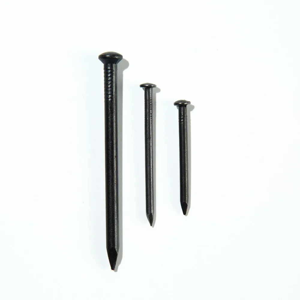 Hardened Black Steel Concrete Nails Steel Nails Masonry Nails For