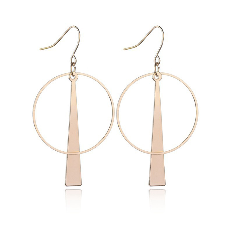 

Factory Custom Fashion Design charm women drop hoop earrings for women