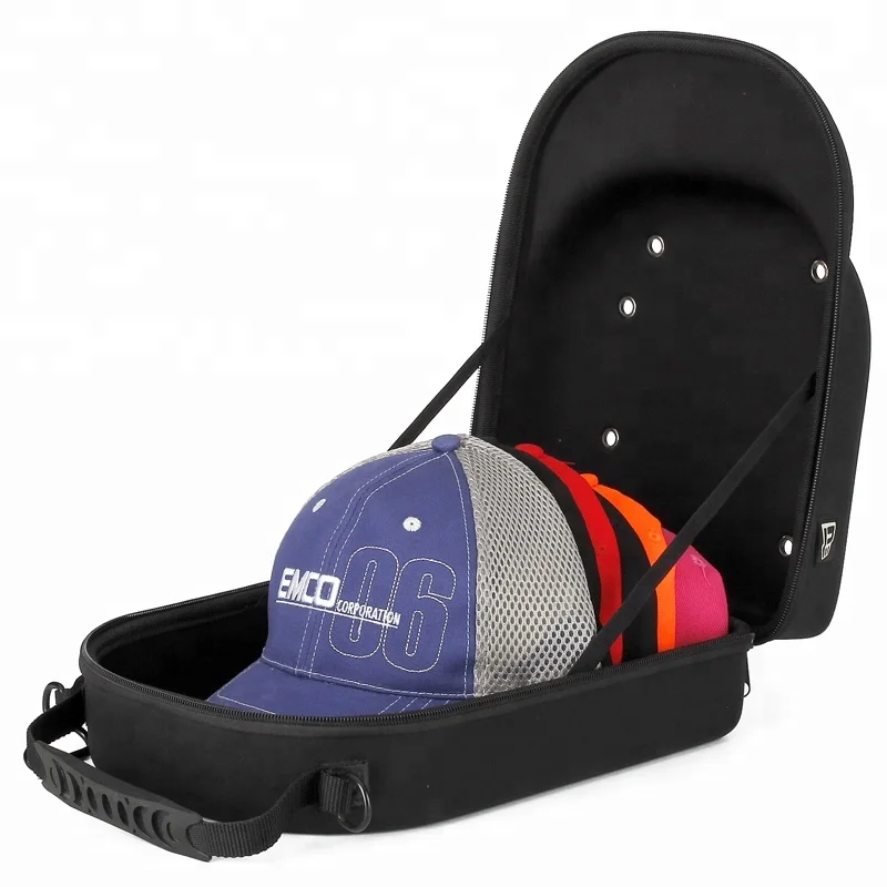 

Formal hat backpack baseball cap hat travel carrier bag, Black (accept customized)