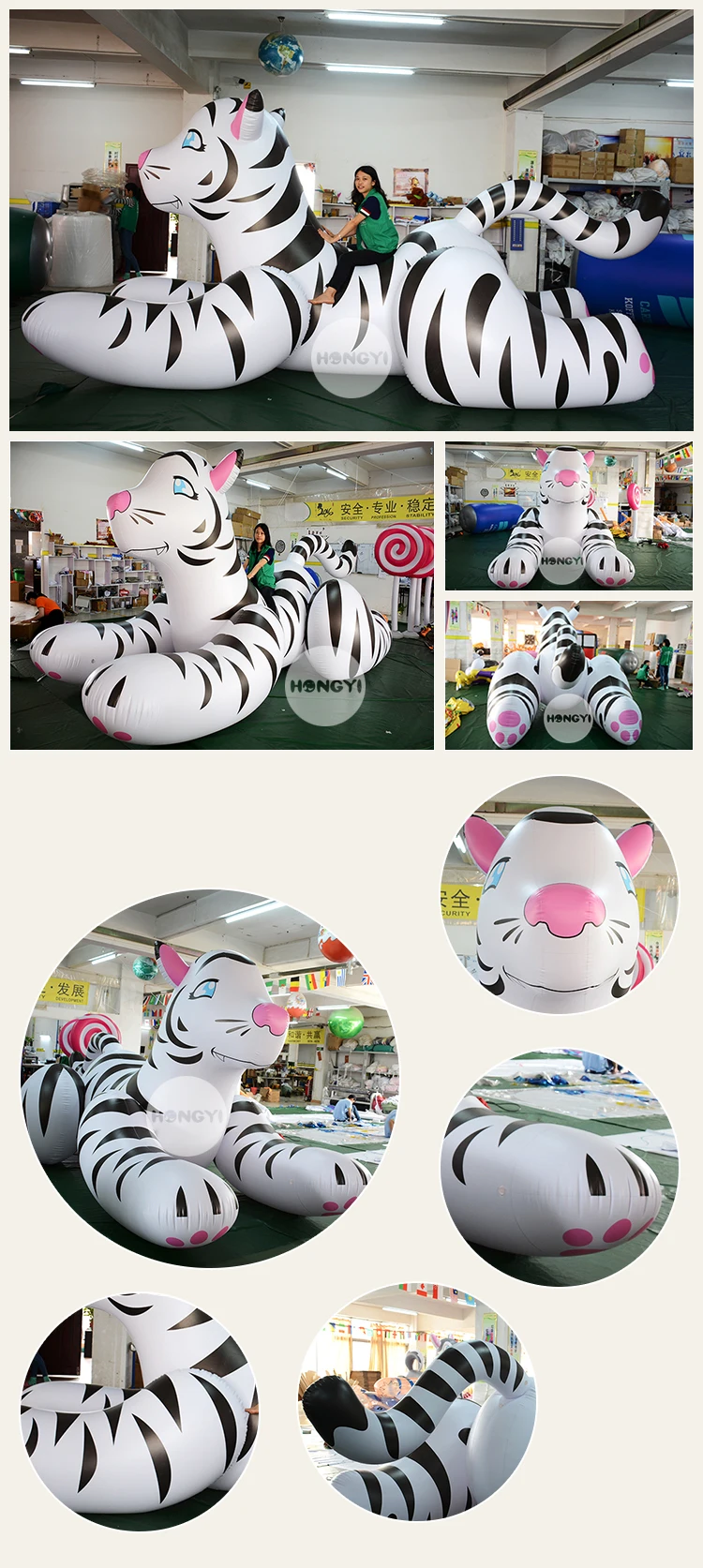 Giant High Quality Pvc0.4 Inflatable Tiger Adult Children's Toy Buy