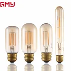 2018 新 led フィラメント電球 T10 2 ワット 2200 k 暖かい光ヴィンテージ電球アンバー led 照明ランプ UL 承認