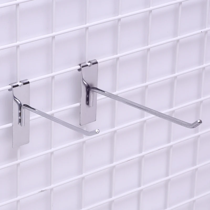 Metal Mobile Wire Hooks Grid Wall Hooks For Goods Or Tools Display
