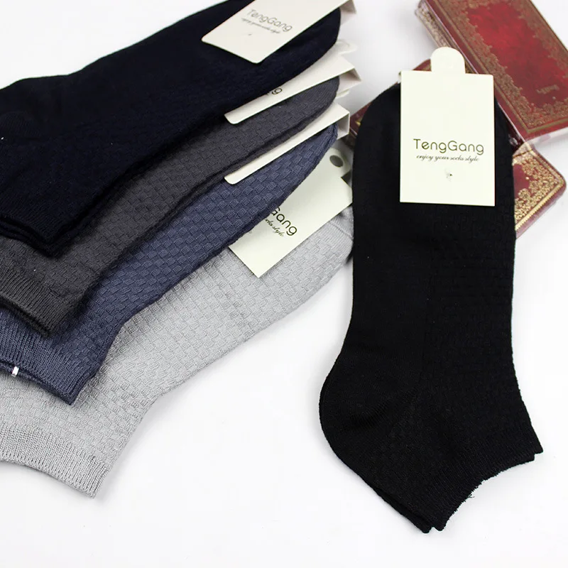 

upgrade Bamboo fiber men boat socks plain color casual men short tube socks four seasons wholesale socks, For picture