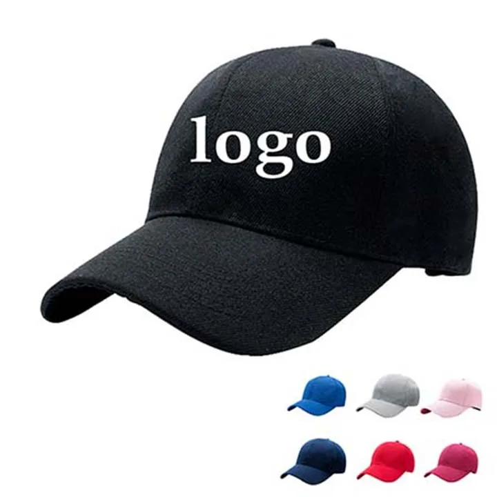 
High Quality Custom Cotton Print Logo Baseball Cap 