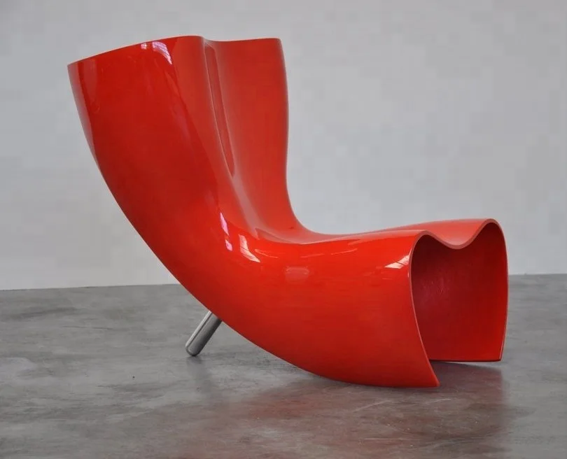 Modern Design Fiberglass Living Room Leisure Chair High Heel Shoe