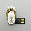 Jewelry Slipper usb stick Novelty promotion gifts items high performance 8GB metal Material slippers USB Flash Drive