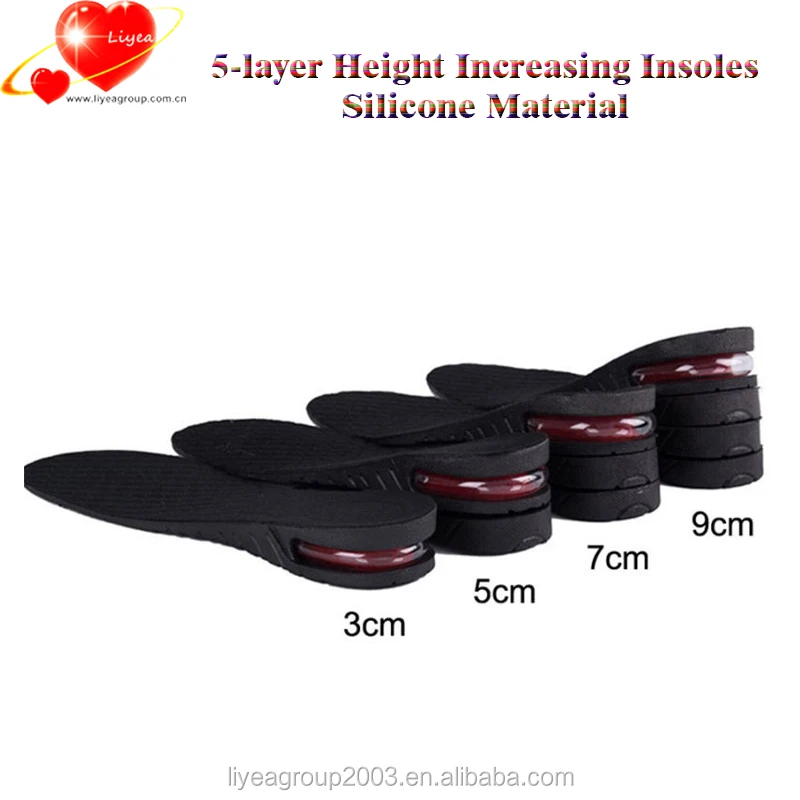Silicone Shoe Inserts To Add Height Silicone Height Insoles 3 Inches