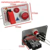 HOT! Silver Racing Car Ignition Switch Engine Start Push Button Toggle Panel Switch