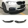 Front Bumper Lip Splitters Flaps for BMW 5 Series G30 G31 G38 520i 530i 540i M Sport 2017-2019 Carbon Fiber