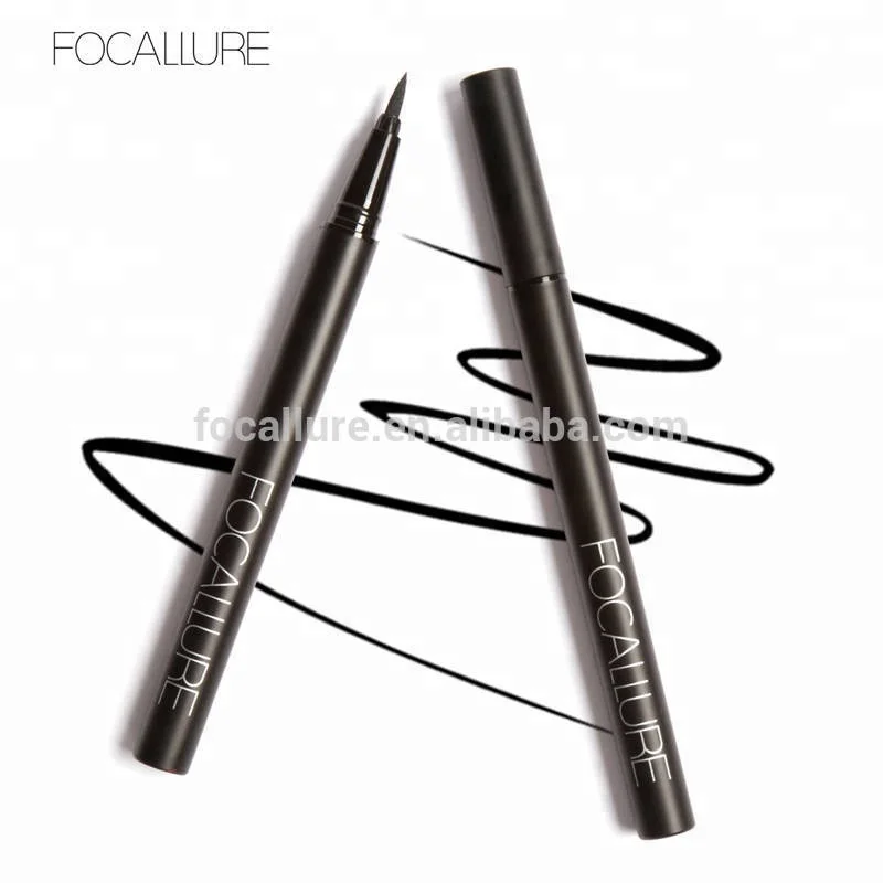 

Focallure Makeup Innovative Product Quick Dry Smudge Proof Smooth Liquid Big Eyes Eyeliner Pencil Eyeline Color Black