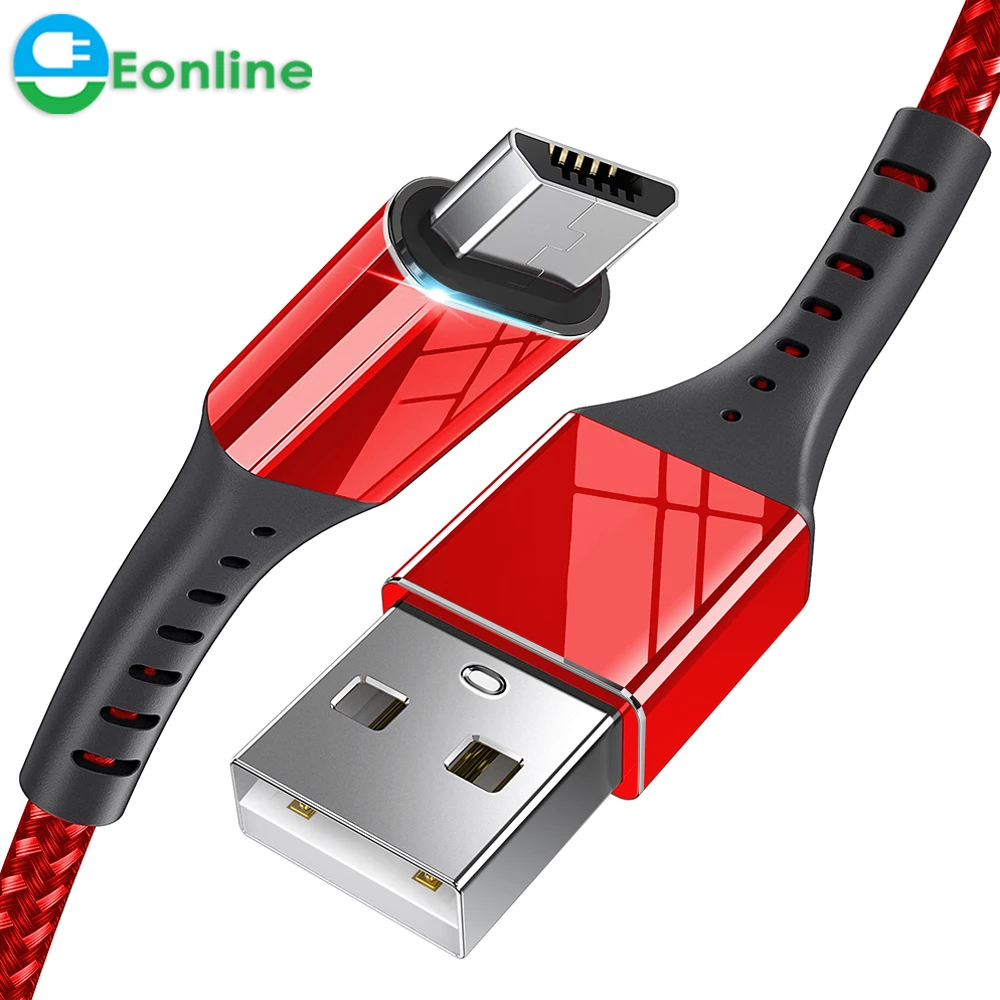 

100cm 2.4A QC3.0 Braided Micro USB Type C Cable for Android HTC for Huawei Xiaomi Fast Charging Data Cable For Samsung S10