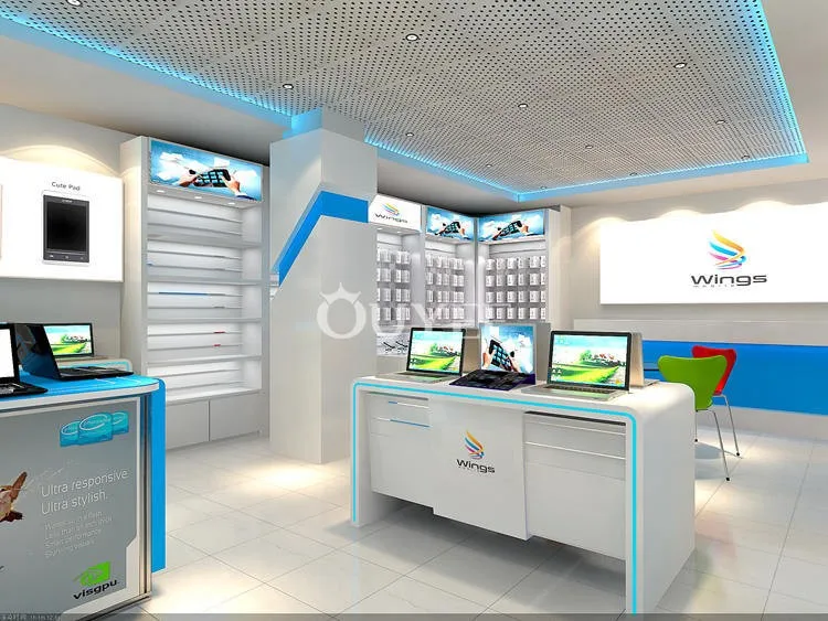 Morden Baking Modern Computer Shop Interior Furniture China Computer