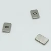 Metal Buttons Keys Stainless Steel Material For Metal Keyboard 14x21mm Laser Engraving