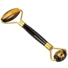 Two Sides Real Natural Tiger eye Stone Jade Roller for Face and Eye Message