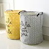folding bin portable drawstring laundry basket cartoon style kids laundry basket tote bag baby toy laundry bakset