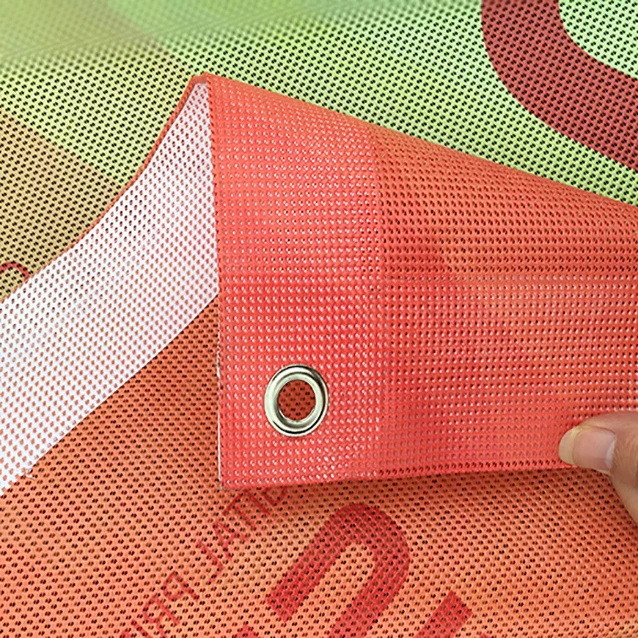 Outdoor Printed Pvc Fence Mesh Banner/ Perforated Vinyl Coated Banner