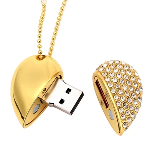 Diamond Heart USB Flash Drive 8GB 16GB 32GB