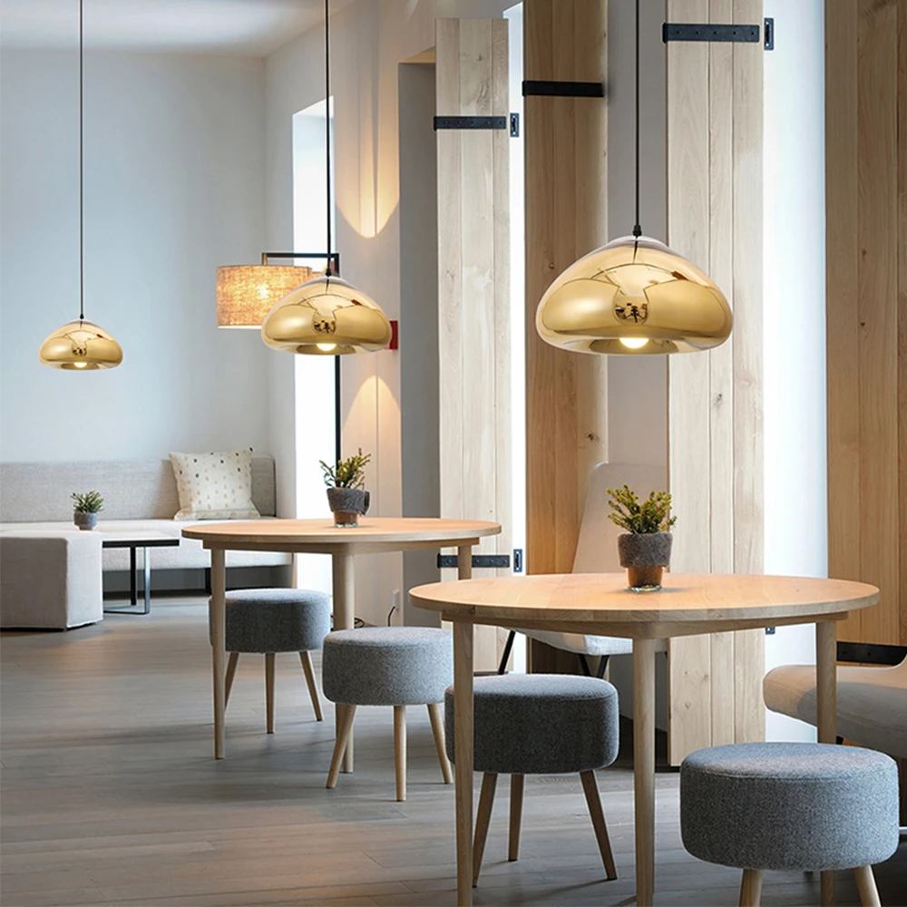 Moderne woninginrichting accessoires handgeblazen paddestoel ...