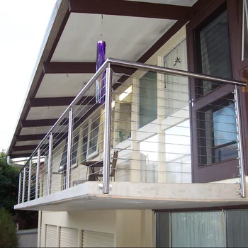 Balcony Stainless Steel Tension Wire Railing - Buy Balcony Tension Wire ...