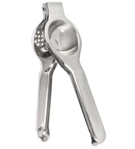 

Premium Quality Metal Lemon Lime Squeezer Hand Lemon Squeezer Citrus Juicer, Silver