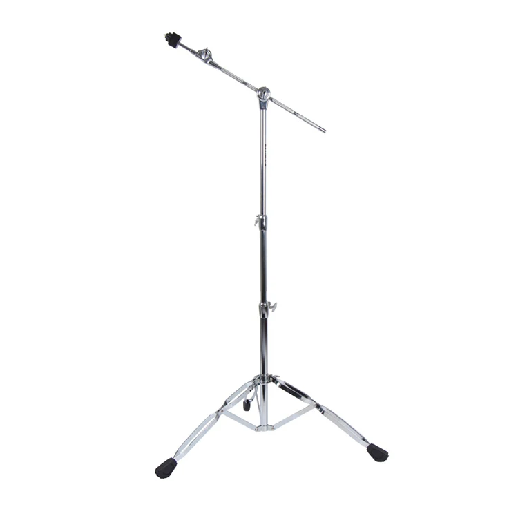 

G410 HEBIKUO Hotsale High Quality Hi Hat stand adjustable cymbal stand, Silver