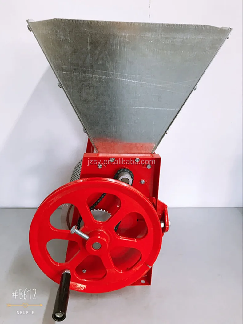 SY-160 commercial small Coffee bean skin removing machine/manual fresh coffee peeler machine in Africa