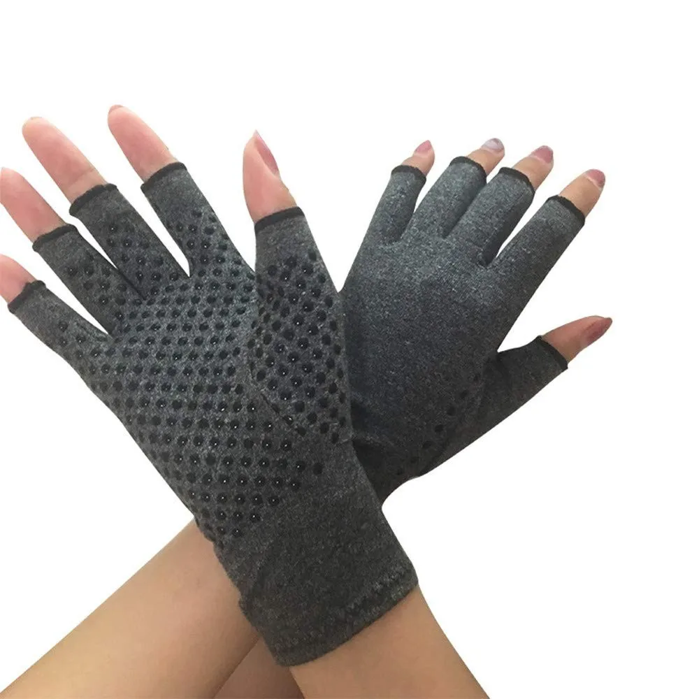 Arthritis Hand Compression Gloves Men Women Open Finger Hand Gloves For ...