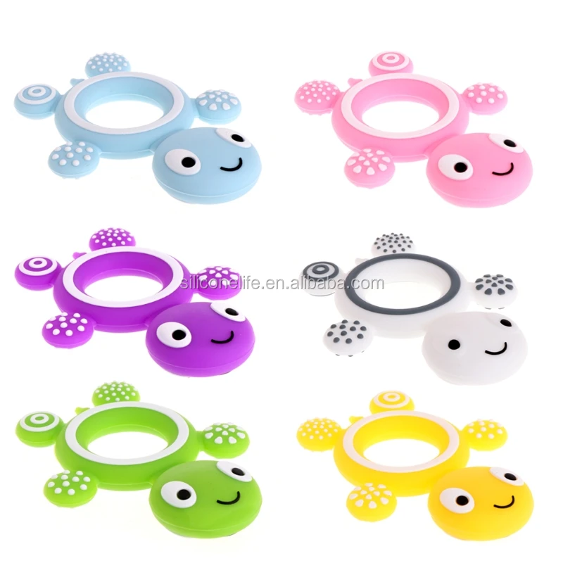 Silicone Baby Kids Tortoise Soother Teether Teething Pacifier Safety Food Grade 