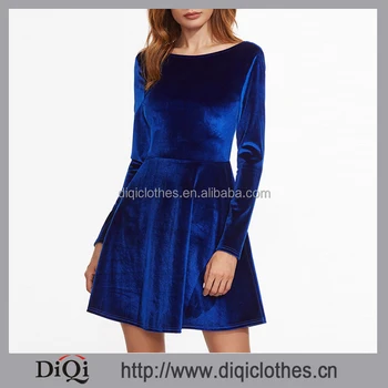 royal blue dress top