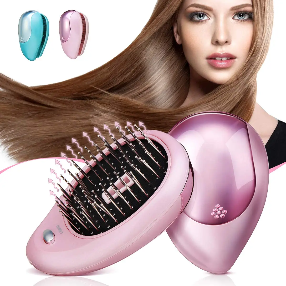 electric ionic hair brush