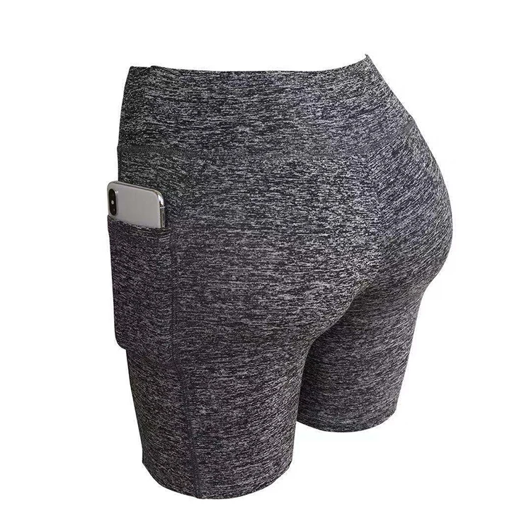 

New Design 2019 fashion hot sales short pocket yoga pants women, Multi color optional;can be customized as pantone no.