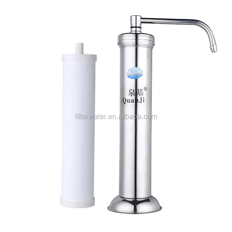 Domestic Tabletop Stainless Steel Water Filter Water Treatment For