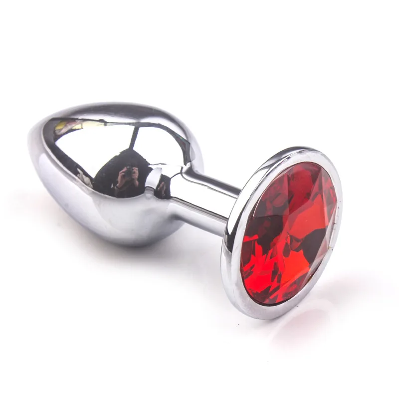 china factory supply cheap adult sex toys   stainless steel  jewelry butt  anal Plug 