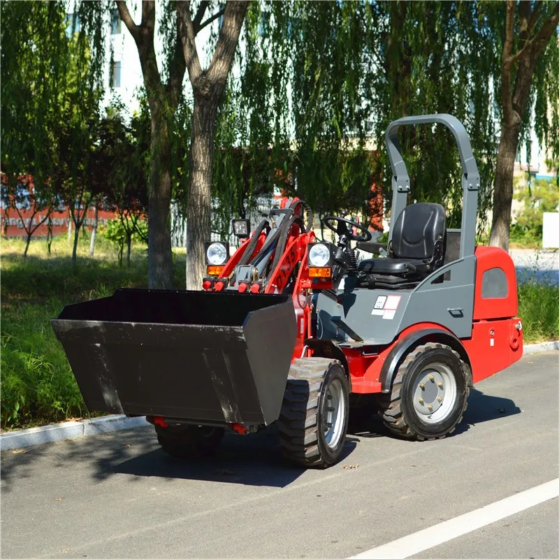 Taian Articulating Mini Loader Dy25 800kg Compact Articulating Loaders